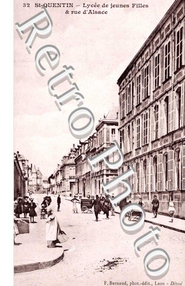 Lycee de Jeunes Filles et Rue d'Alsace