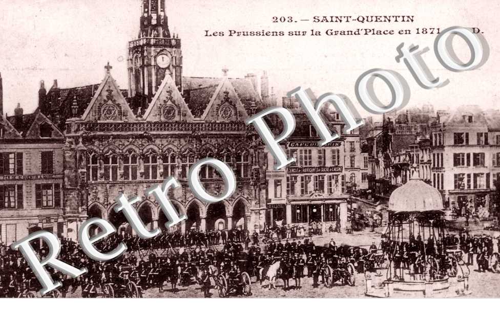 Les Prussiens sur la Grand'Place en 1871