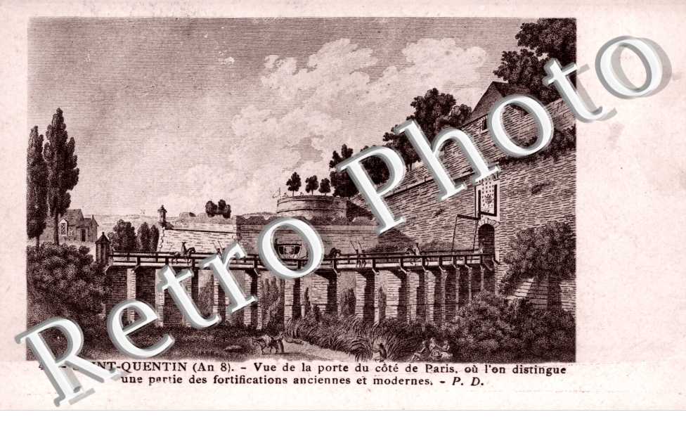 Vue de la Porte, une partie des fortifications