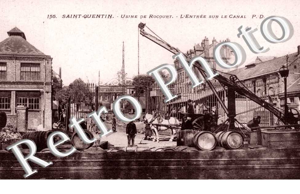 Usine de Rocourt, l'entree sur le Canal