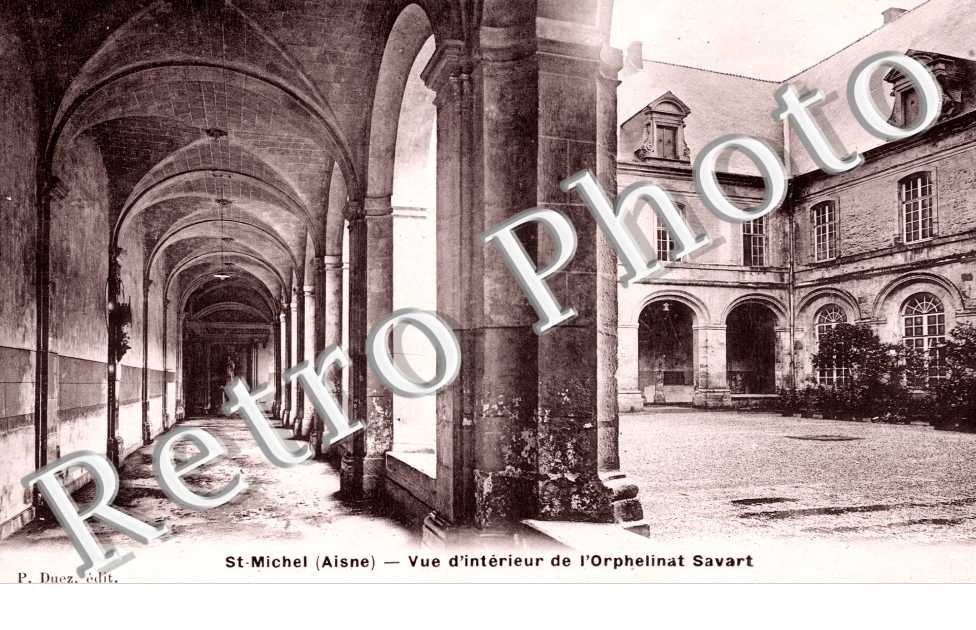 vue d'interieur de l'orphelinat Savart