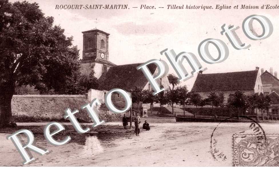 Place, le Tilleul, Eglise et Ecole