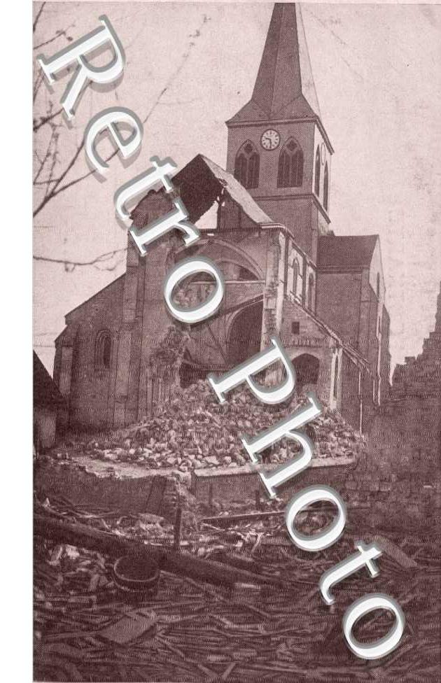 l'église en ruines