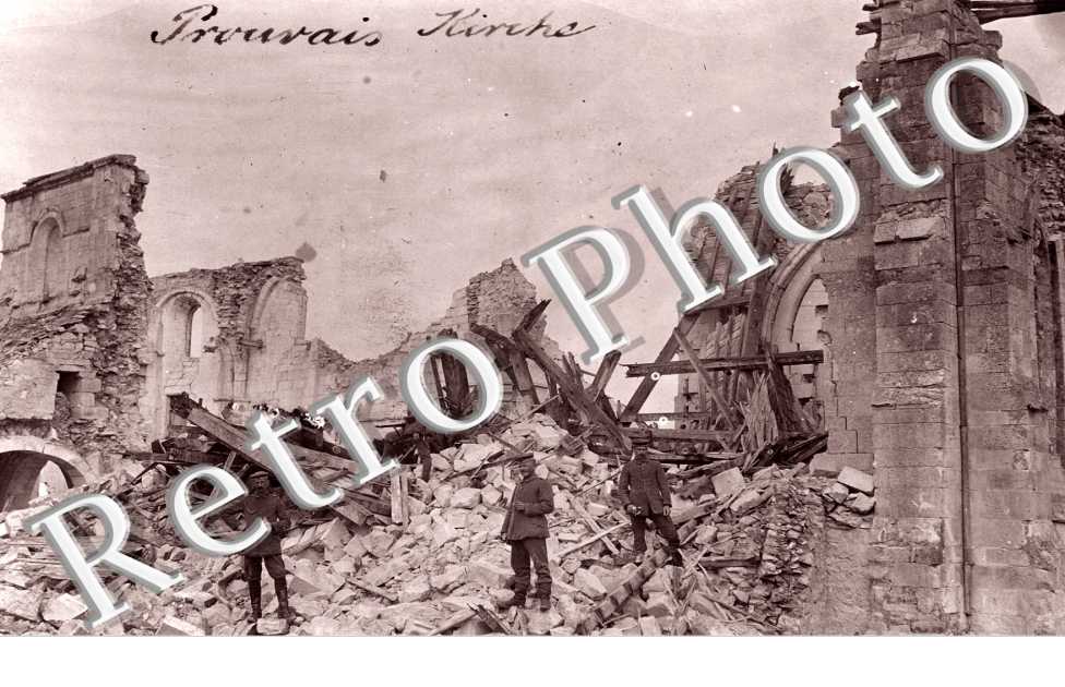 l'église en ruines