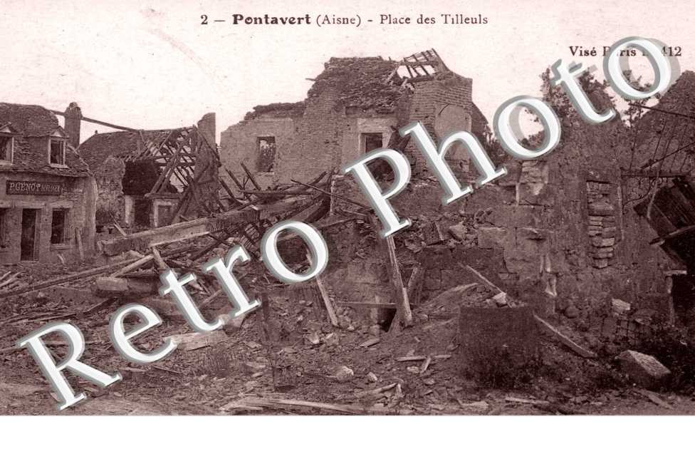 Place de Tilleuls, ruines