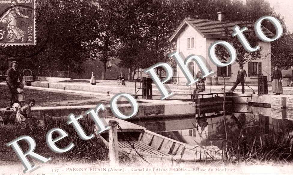 Canal de l'Aisne a l'Oise - Ecluse du moulinet