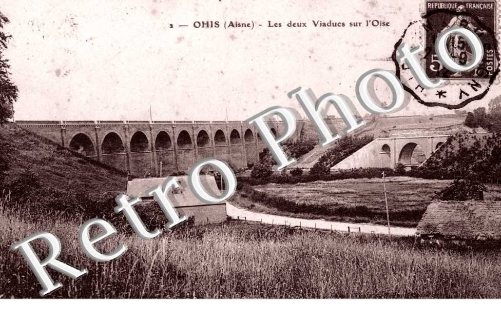 les deux viaducs sur l'Oise