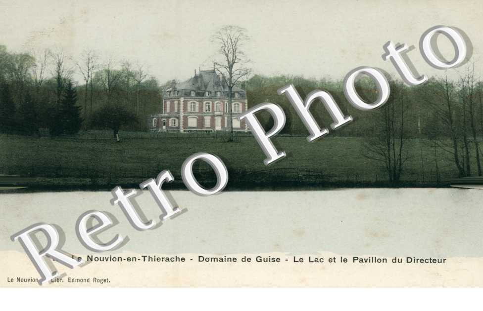 Domaine de Guise Le lac et le Pavillon du Directeur
