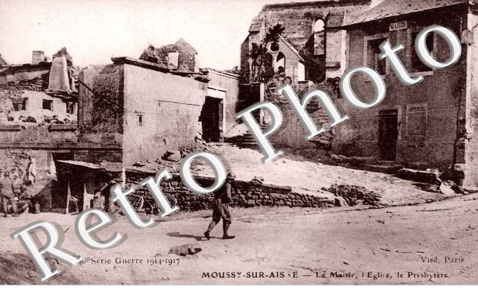 La mairie, l'eglise, le prebytere