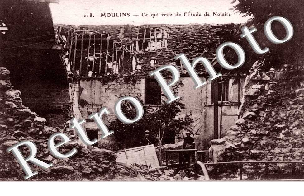Ce qui reste de l'etude de notaire