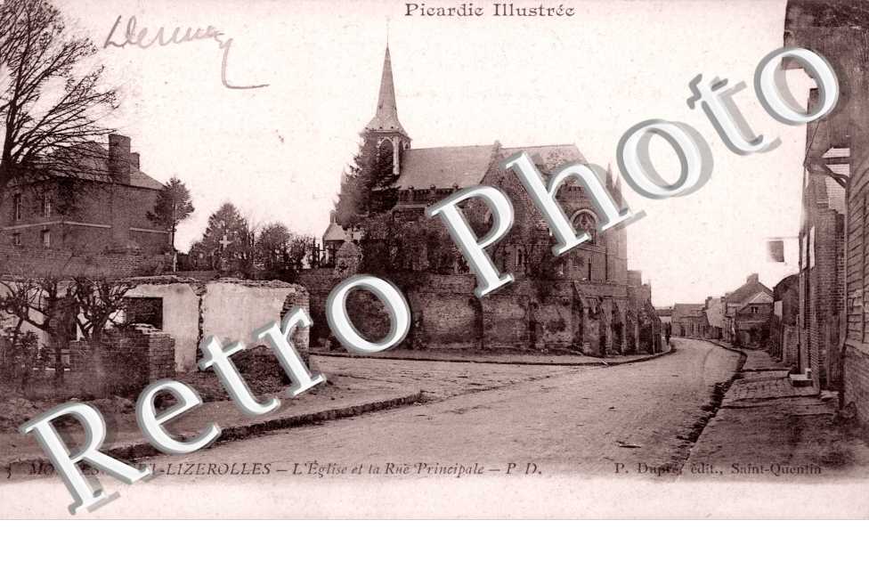 L'eglise et la rue principale