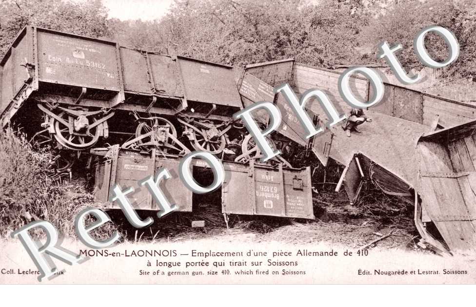 Emplacement d'une piece Allemande de 410