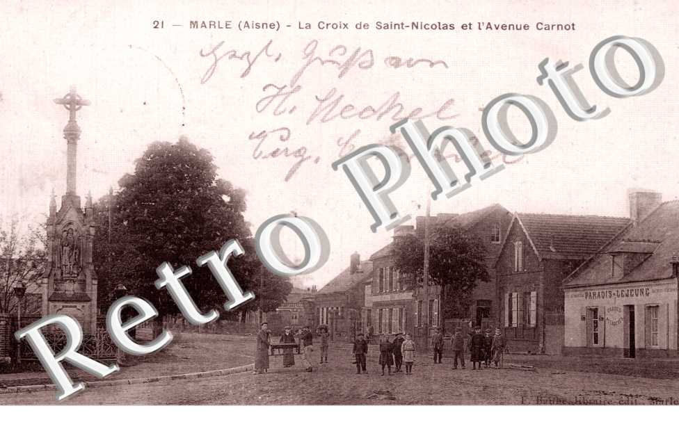 la Croix de Saint Nicolas et l'avenue Carnot