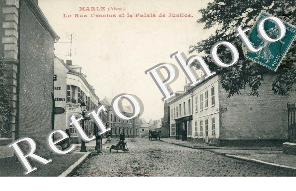 La Rue Desains et le Palais de Justice