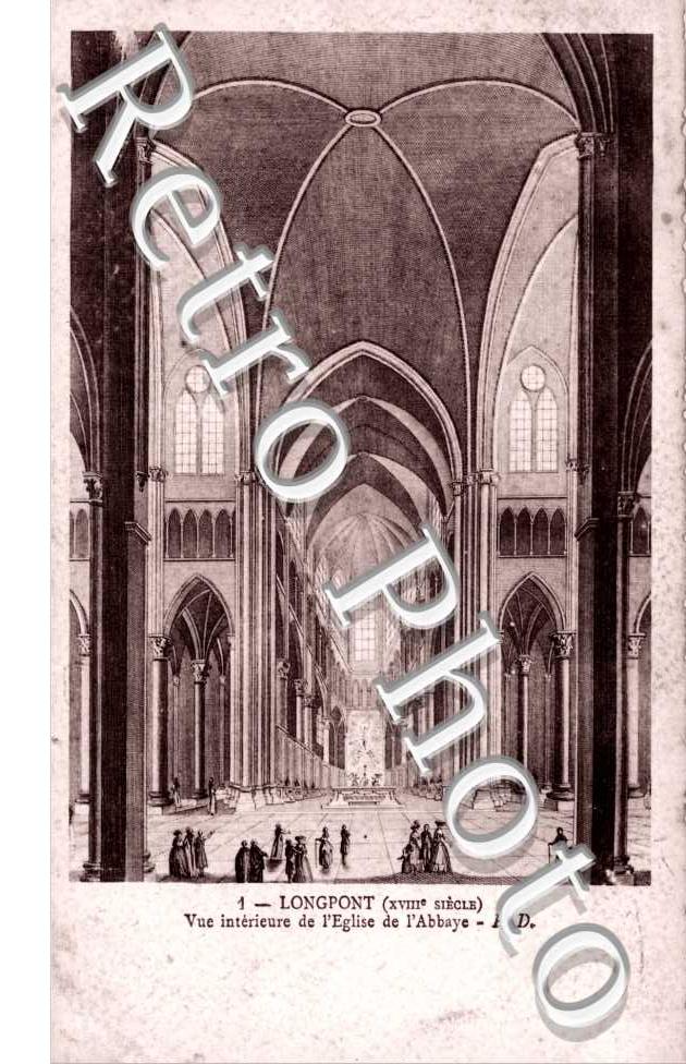 vue interieure de l'eglise de l'abbaye
