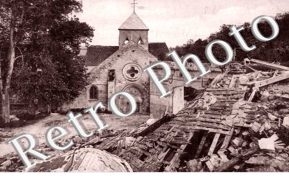 maisons detruites et Eglise