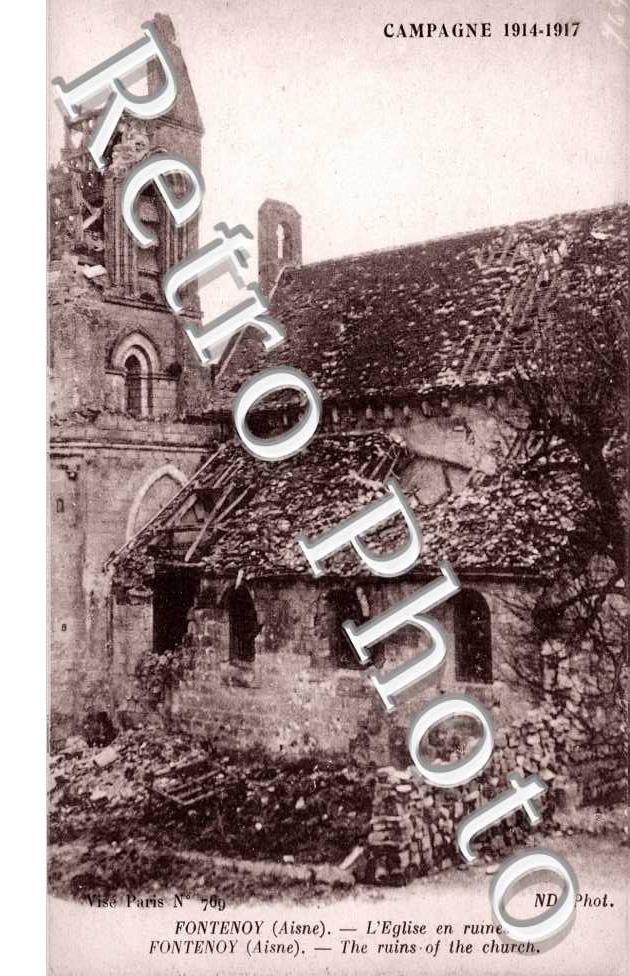 l'église en ruines
