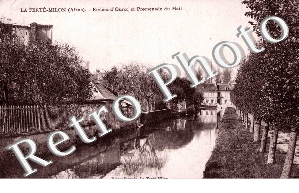 Riviere d'Ourcq et Promenade du Mail