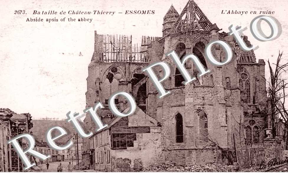 l'abbaye en ruine