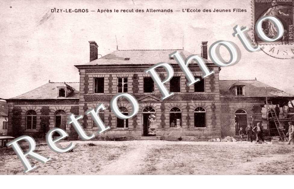 apres le recul des allemands - l'ecole des jeunes filles