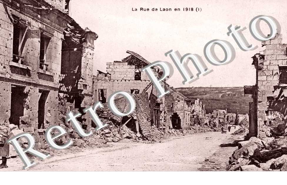 la rue de laon en 1918