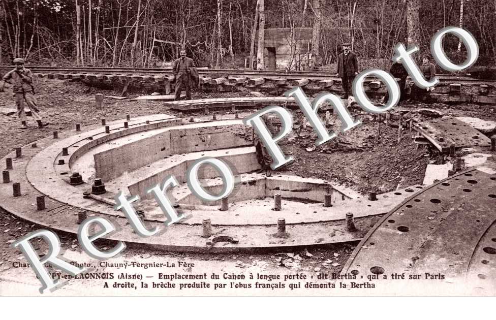 Emplacement du Canon a longue portee