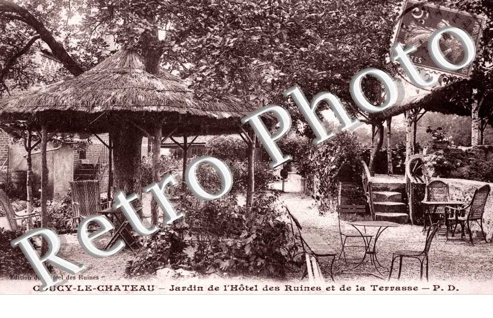 jardin de l'hotel des ruines et de la terrasse