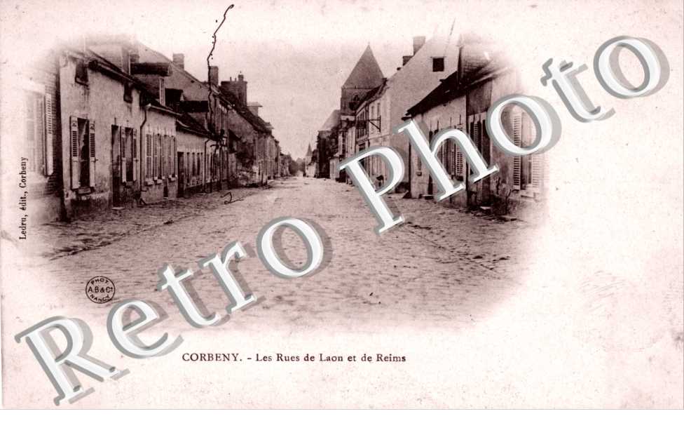 Les rues de Laon et de Reims