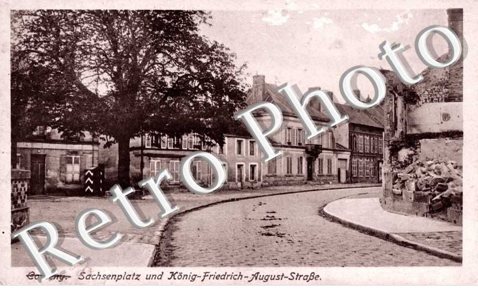 Sachsenplatz und Konig-Freidrich August Strasse