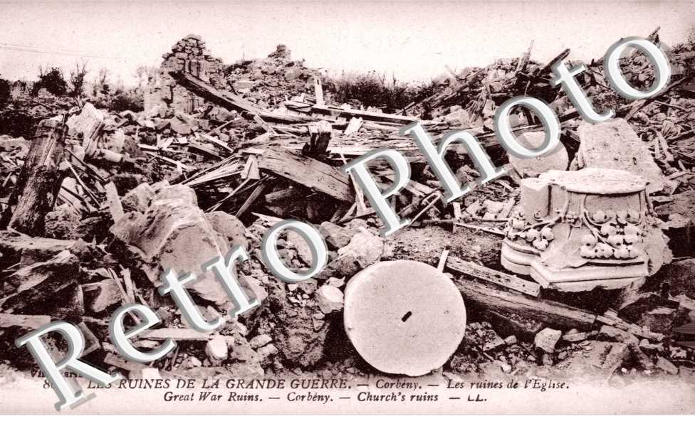 les ruines de l'Eglise
