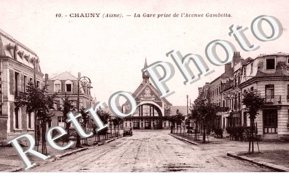 la Gare prise de l'Avenue Gambetta