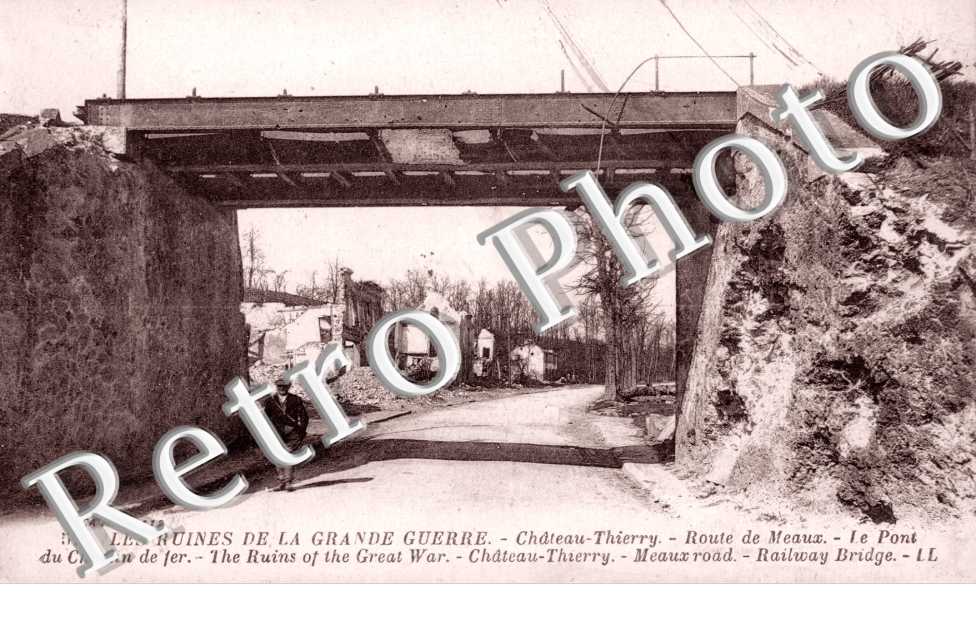 Route de Meaux, le Pont du Chemin de Fer