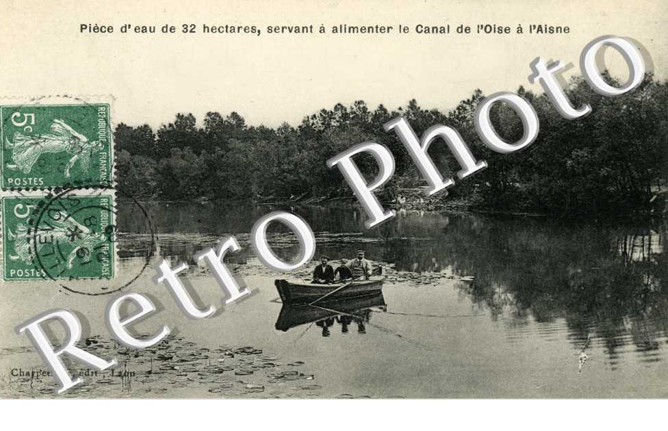 piece d'eau de 32 hectares alimentant le canal de l'Oise