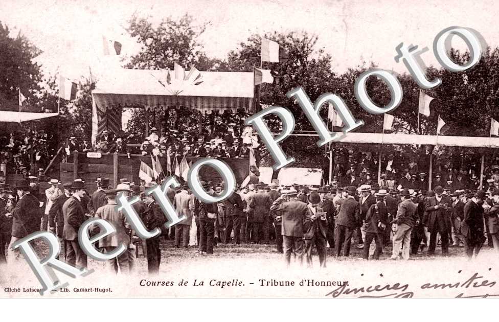 Courses de la Capelle - tribune d'honneur