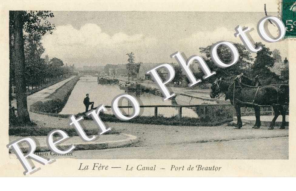 La Fere, le Canal et le Port