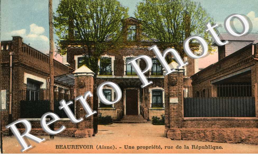 Une propriete, rue de la Republique