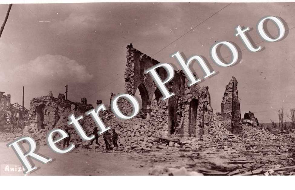 Eglise en ruines 1918
