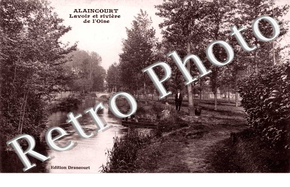 Lavoir et riviere de l'Oise