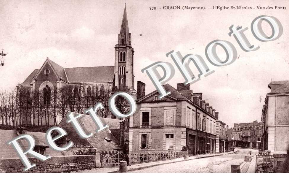 l'eglise Saint Nicolas - vue des ponts