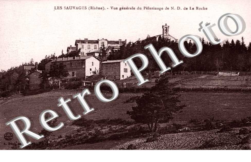 Vue Generale du Pelerinage de Notre-Dame de La Roche