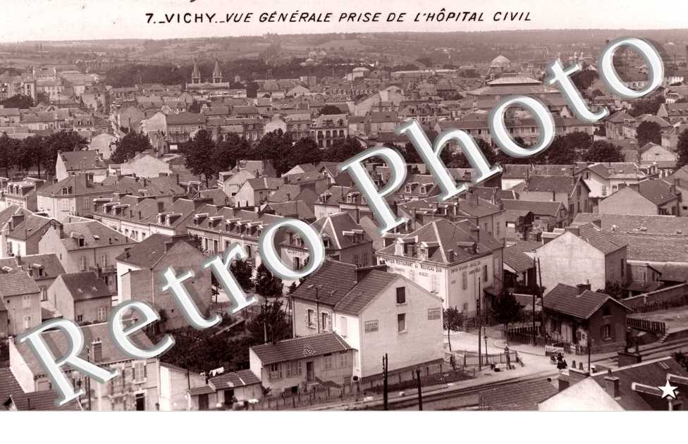 Vue generale prise de l'Hopital Civil