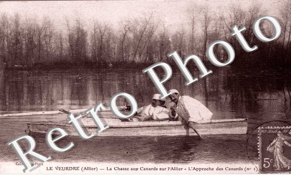 La chasse aux canards sur l'Allier - l'approche des canards