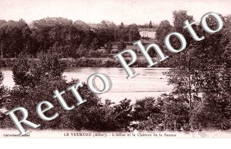 L'Allier et le Chateau de la Baume