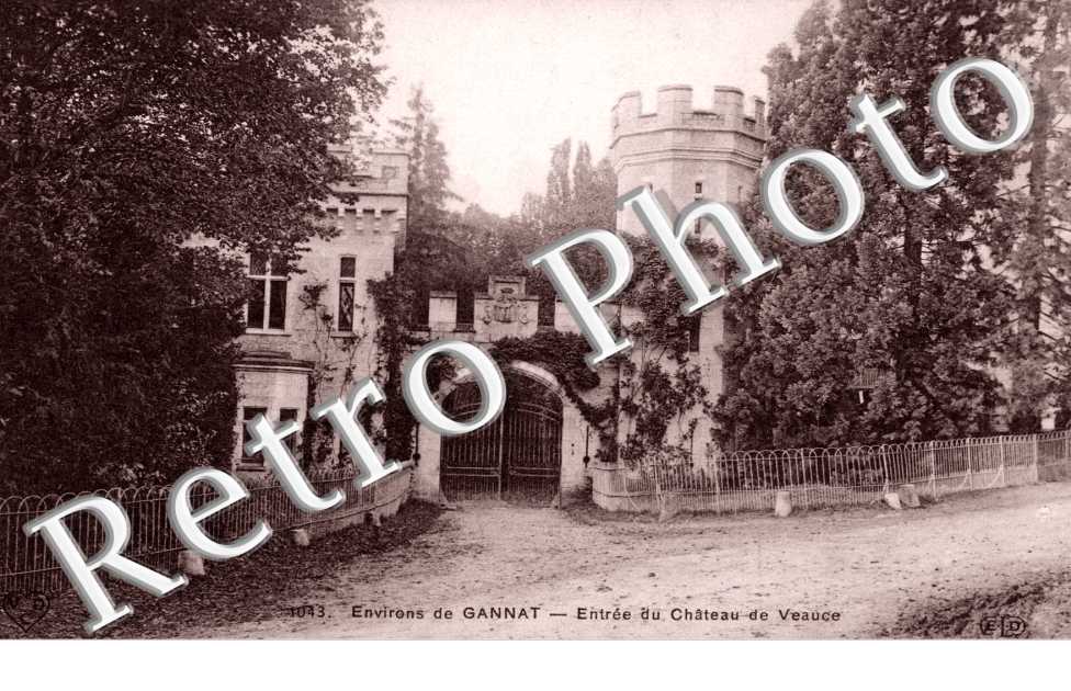 Entree du chateau  de Veauce