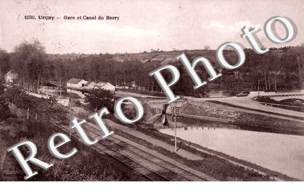 Gare et canal du Berry