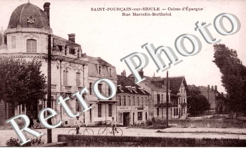 Saint-Pourcain-sur-Sioule, Caisse d'Epargne, Rue Marcellin-Berthelot