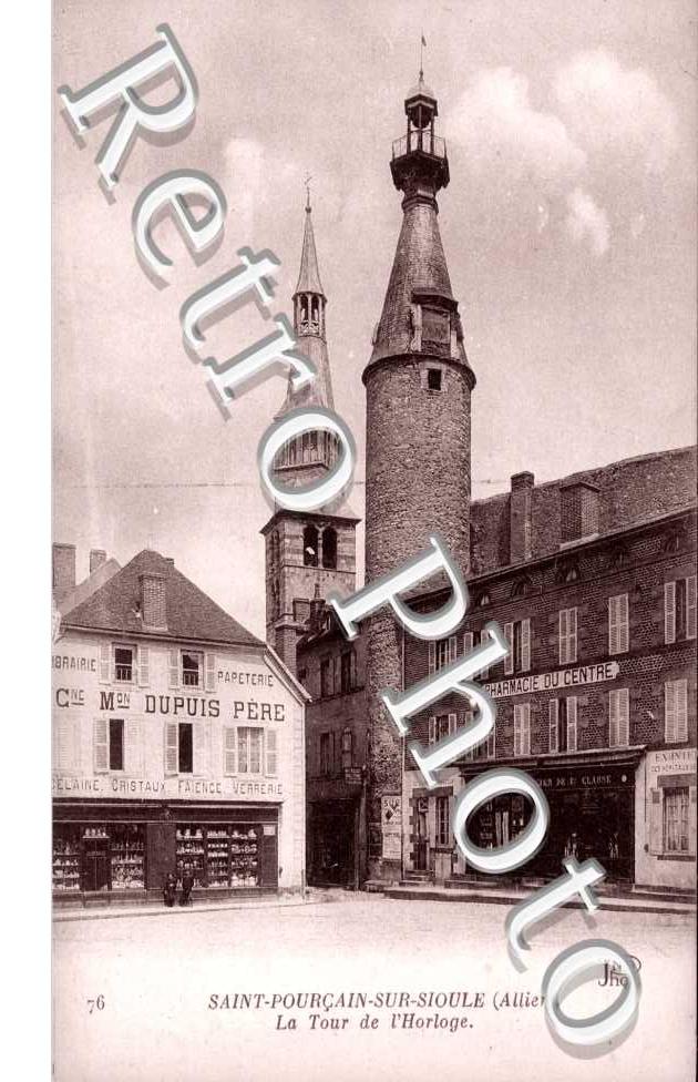Saint-Pourcain-sur-Sioule, la Tour de l'Horloge