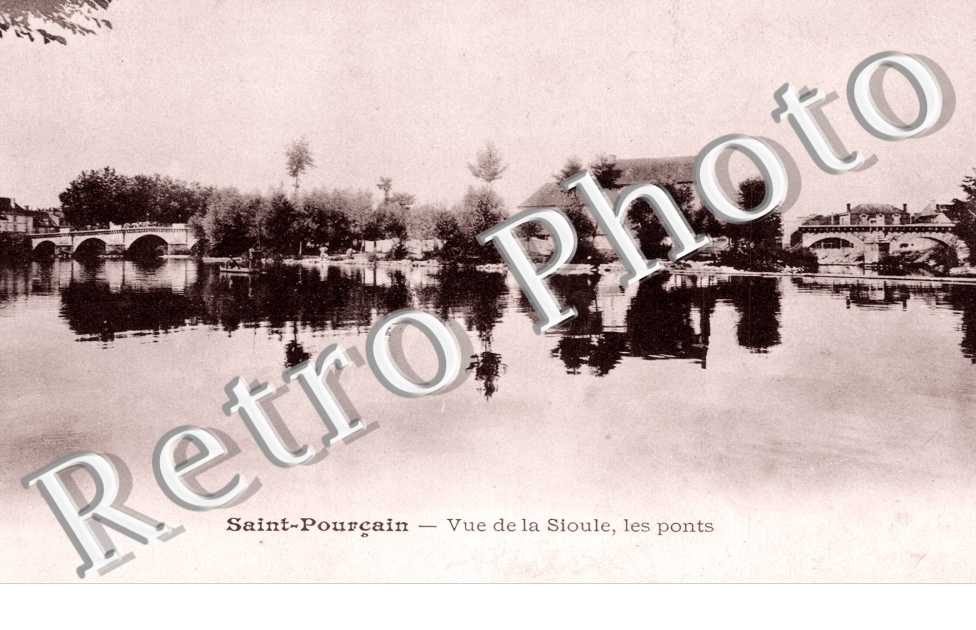 Saint-Pourcain-sur-Sioule, Vue de la Sioule, les Ponts
