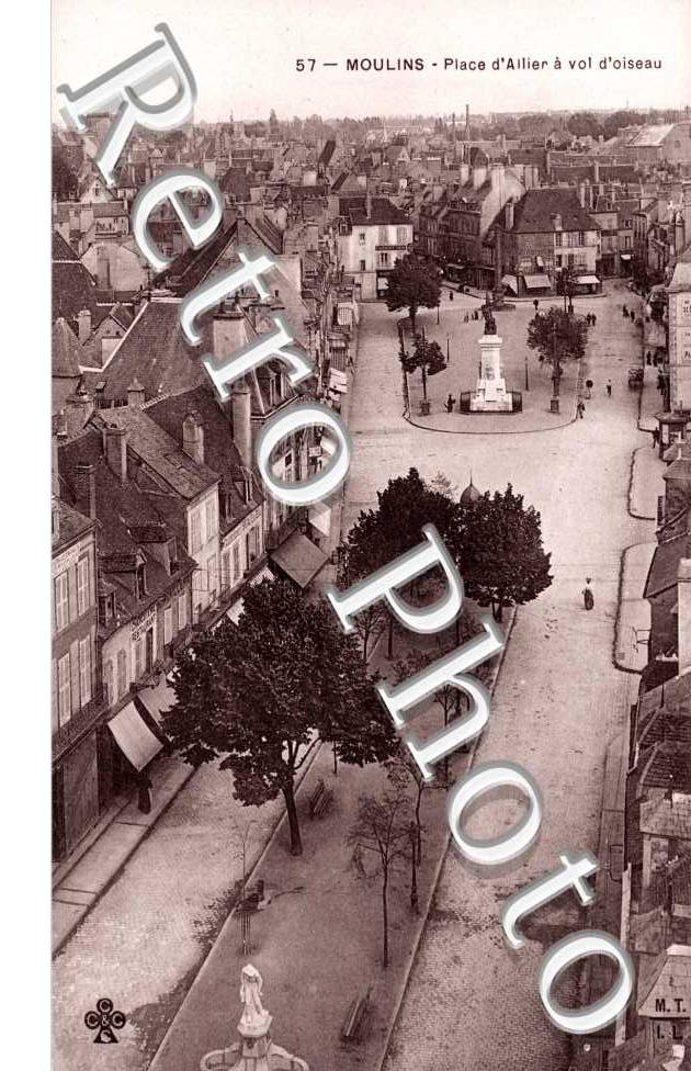 Place d'Allier a vol d'oiseau