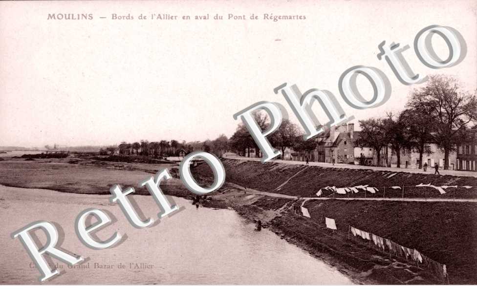 Bords de l'Allier en aval du Pont de Regemartes